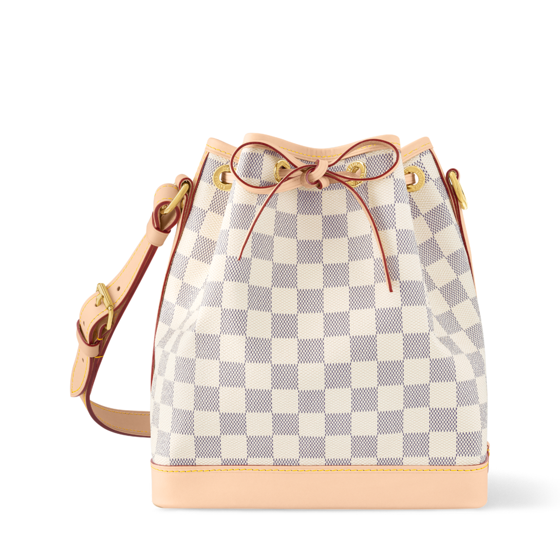 LOUIS VUITTON ノベルティーバケツバック　ベージュ／ホワイト Noé BB Damier Azur Canvas - Handbags | LOUIS VUITTON